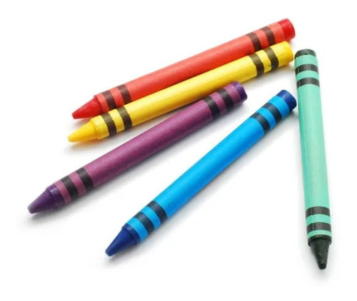 Lápices De Cera Crayón 15 Colores
