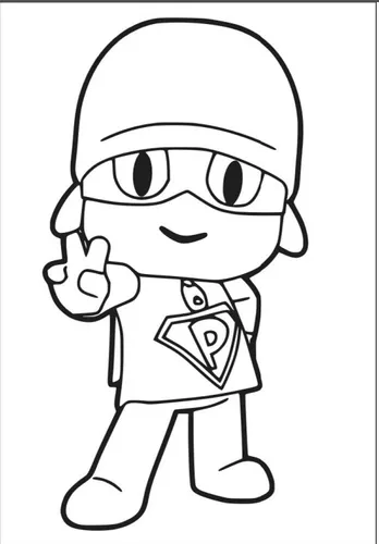 desenhos do pocoyo para colorir 4 –  – Desenhos para Colorir