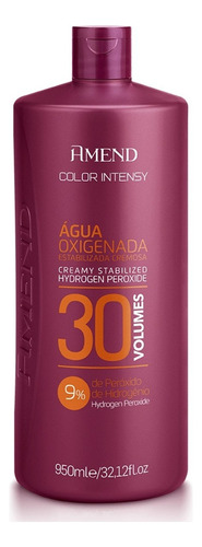  Água Oxigenada Ox Amend Color Intensy 950ml Os Volumes Tom 30 Volumes 950ml