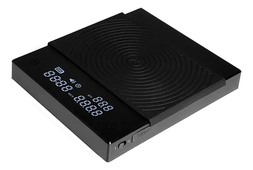 Balanza De Cafe Timemore Plus Digital Con Temporizador Precision 0.1g Recargable Para Espresso Y Cafe Filtrado