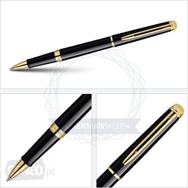 Rollerball Waterman Hémisphère Laca Negra Adornos En Oro