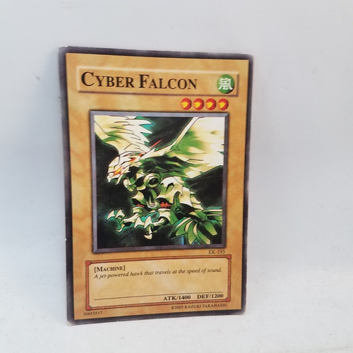 Carta Yu Gi Oh Cyber Falcon Ek-193 2003