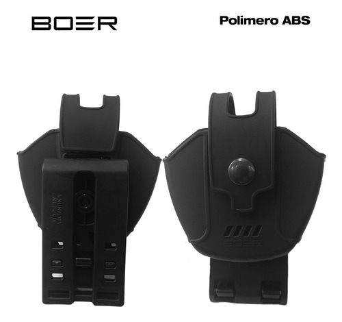 Funda Pistolera Boer Glock Porta Cargador Porta Esposas