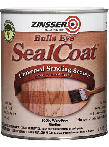 Sellador Universal Lijado Zinsser 00854 Sealcoat, Cuart...