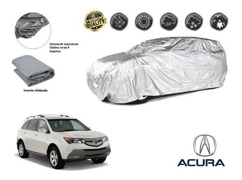 Forro Cubreauto Afelpada Premium Acura Mdx 3.7l 2008