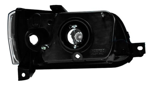 Imagen 4 de 5 de Fiat Uno Fiorino Semióptica Izquierd Máscara Negra 2004 2014