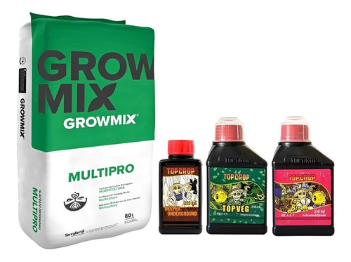 Growmix Multi 80l Topcrop Under 100 Veg 250 Bloom 250