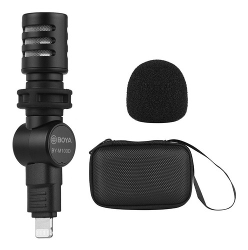 Imagem 6 de 6 de Microfone Boya By-m100d Para iPhone Lightning