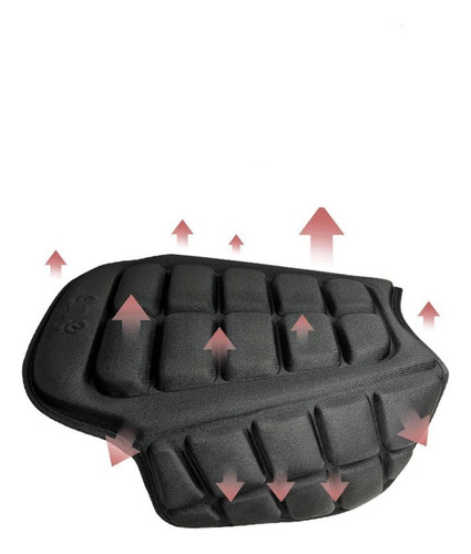 Almohadilla De Asiento De Motocicleta Genérica 3d De Ranura