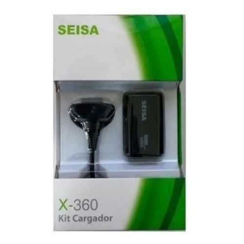 Imagen 1 de 1 de Kit Cargador Joystick Xbox 360 Cargador Bateria Meda