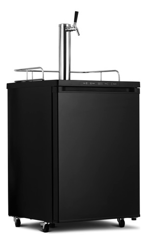 Newair 1 Kegerator Negro De 5.8 Pies Cúbicos, Torre De Cer.