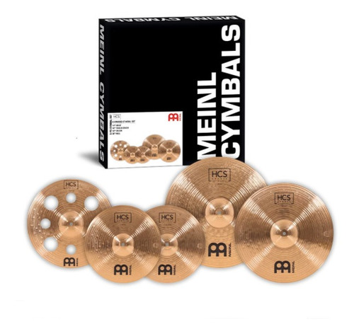 Kit Prato Set Meinl Hcs Bronze Expanded 14 16 18 20