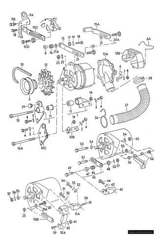 Vw Gol Ab9 1.6 Diesel Varilla Tensora De Alternador Nueva
