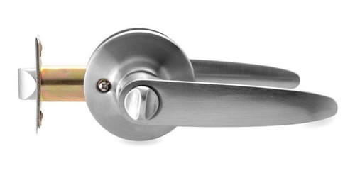Cerradura para puerta abatible Dexter 6636 color plateado
