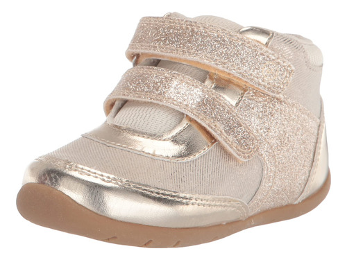 Mid-tier Zapato Bennett First Walker Unisex Para Ninos, Oro