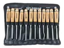 Comprar Juego De Cinceles Para Tallar Madera Gubia 12 Pieza Crownman