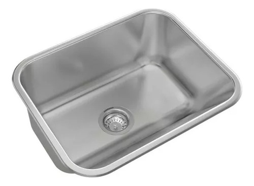 Pileta Cocina Acero Bacha Simple Ln 50 Johnson Mm