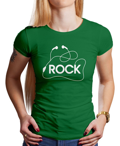 Polo Dama Rock Music (d0459 Boleto.store)