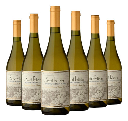 Vino Saint Felicien Chardonnay Roble 6x750cc Caja X6