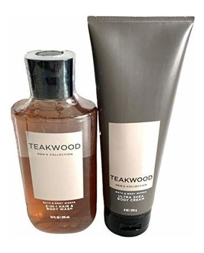 Bath And Body Works Teakwood Men's Collection Ultra Shea Bod