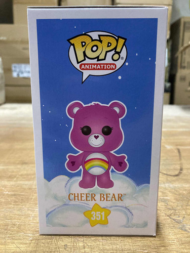 Cheer Bear 351 Care Bears Glow Chase Brilla Funko Pop
