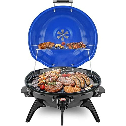 Electric Bbq Grill  15-serving Indoor/outdoor Electric ...