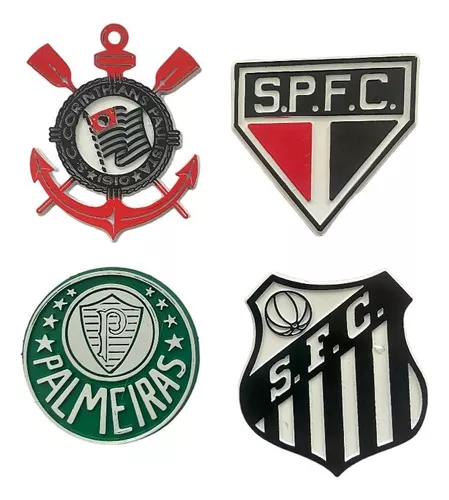 Adesivos Times De Futebol Jogos Brasileirão 24 Unidades