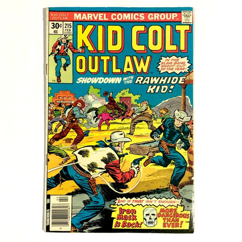 Lote 15 Tomos Kid Colt Outlaw - Marvel Comics 1976 Inglés