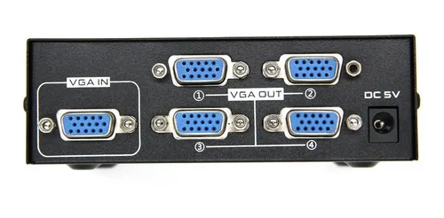 Splitter Vga 1x4 1 Entrada A 4 Salidas 150 Mhz 1920x1440
