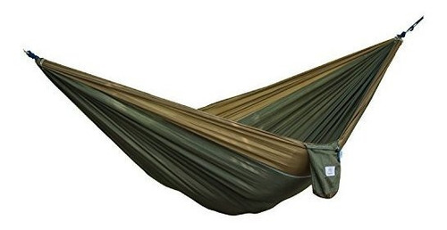 Exterior Tela De Nylon Portátil Viaje Acampar Hamaca Os288