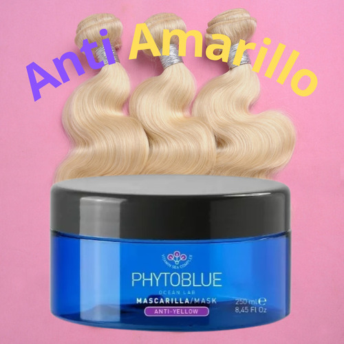 Tratamiento Mascarilla Cabello Phytoblue Anti Yellow 250 Ml