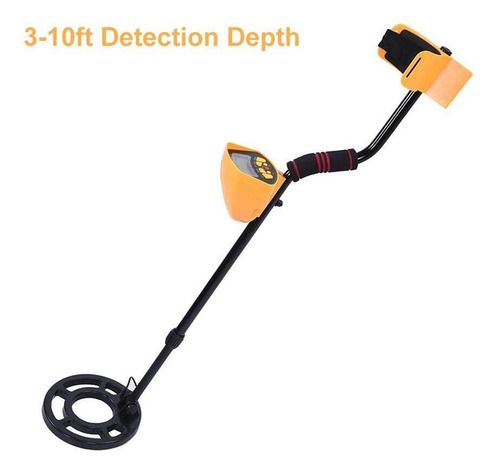 Detector De Metales, 3-8ft Profundidad De Detección For Oro