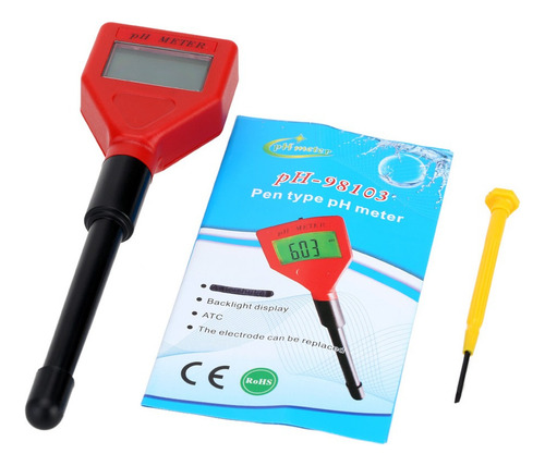 Medidor De Ph Tipo Bolígrafo Portátil Profesional Ph-98103