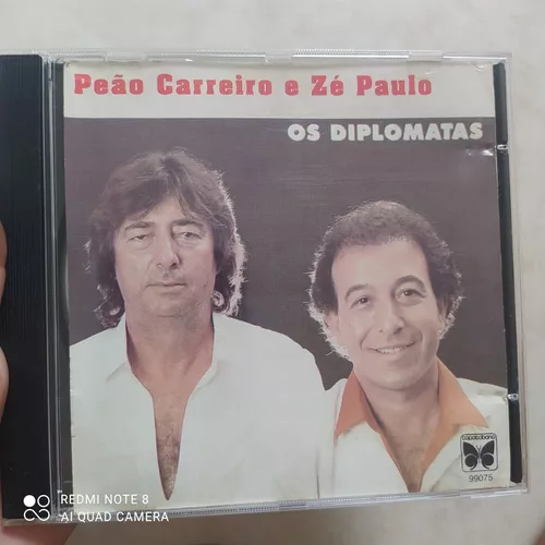 Cd Peão Carreiro E Zé Paulo - Os Diplomatas - Mão Da Noite