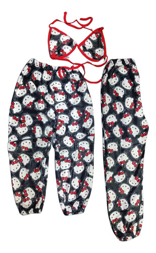 Duos De Pijamas Para Pareja Kitty Unitalla 5 Pzas