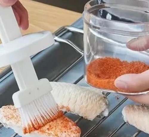 Pincel Culinário Reservatório Cozinha Pão Confeitaria 2 Unid