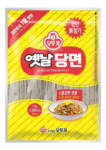 Fideos Coreanos Tradicionales De Camote Ottogi 1kg