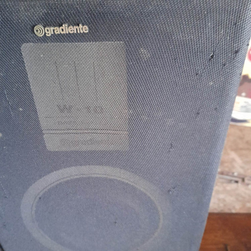 Imagem 7 de 10 de Caixa Acústica Gradiente 10w 4ohms Bass Reflex Antigas Par