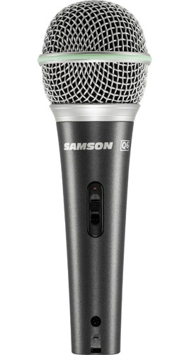 Samson Q6 Micrófono Vocal Dinámico Con Cable Funda Y Pipeta