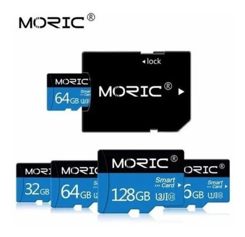 Cartão Micro Sd 256gb Classe 10 U3 Com Adaptador Moric