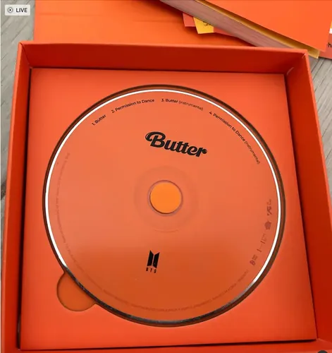Álbum Bts Butter Peaches - Cd, Fotos E Adesivos | Parcelamento sem