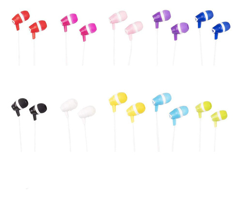 Bubbles Colorful In-ear Auriculares Ergonómicos Conect...