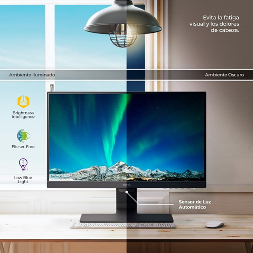Monitor Led Benq 21.5 1080p ( Gw2283 ), Eye-care, Panel Ips Color Negro