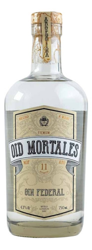 Gin Oíd Mortales London Dry 750 Ml 