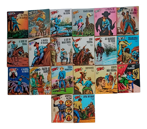 Tex Mensal Coleção Completa Da Revista Tex Do Número 1 Ao 100 Edição Raro E Colecionável (Usado)