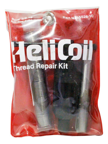 Kit Reparación Roscas Con 6 Insertos 5/8-18x.938 Helicoil