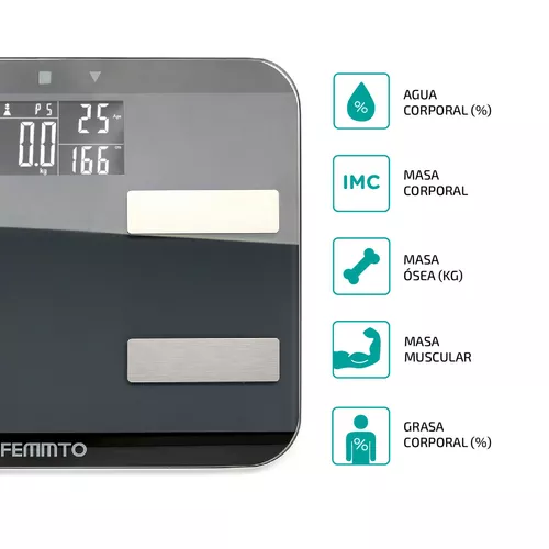 Balanza DigitalBalanza Digital Insen Peso Corporal Lcd Hasta 180kg