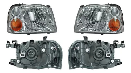 Par De Faros Nissan Np300 D22 2008 Al 2015 Nuevos