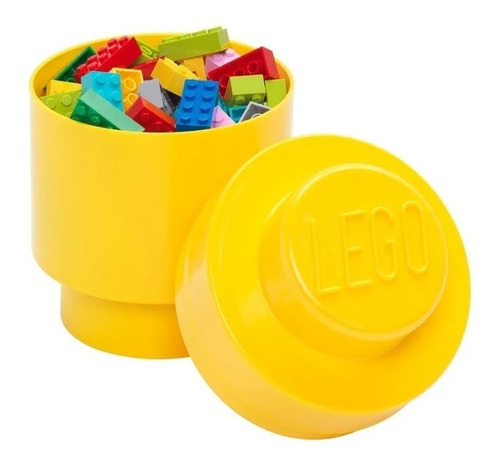 Lego Bloque Apilable Canasto Organizador  Brick 1 Round