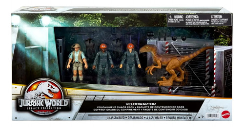 Jurassic Park Legacy Collection Velociraptor Contencion Caos